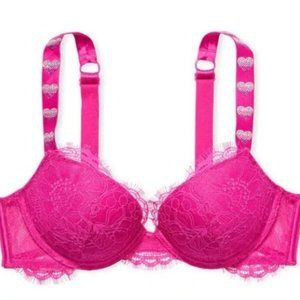 Victoria's Secret Heart Strap Shine Bra